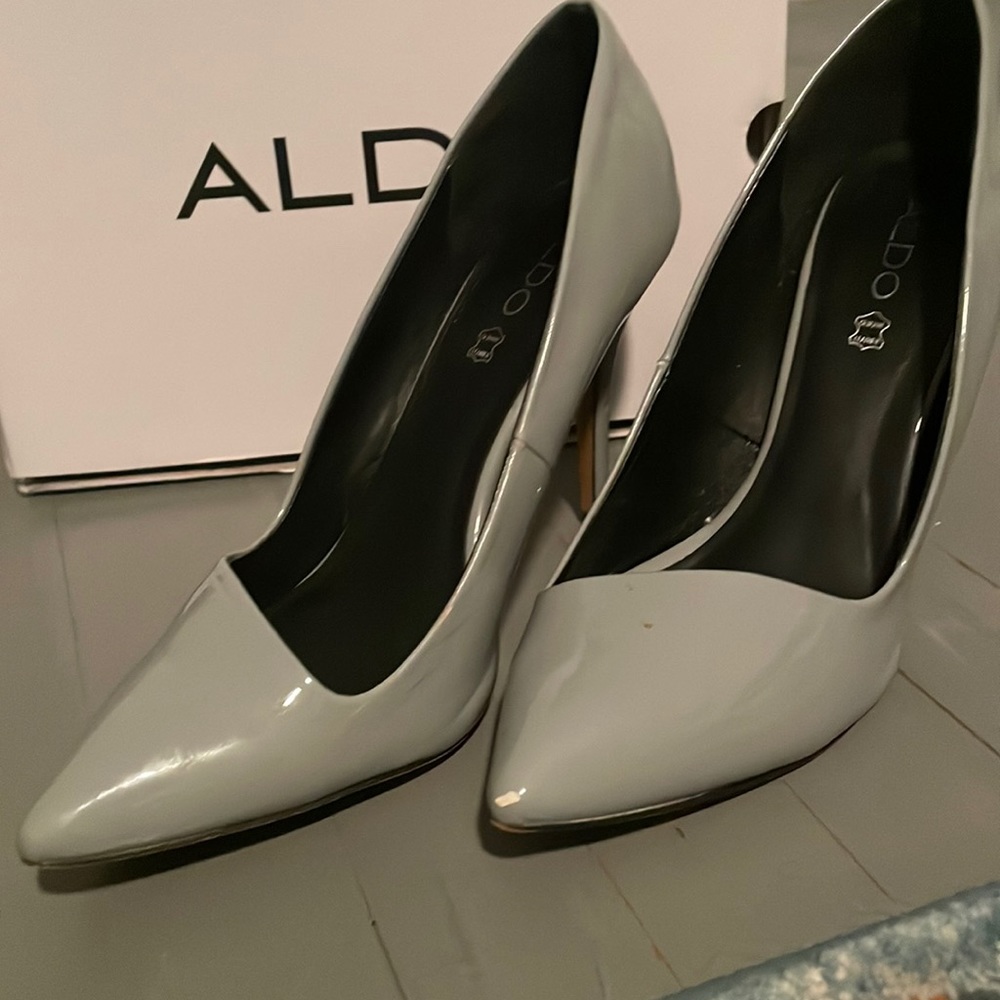 Aldo patent leather stilettos